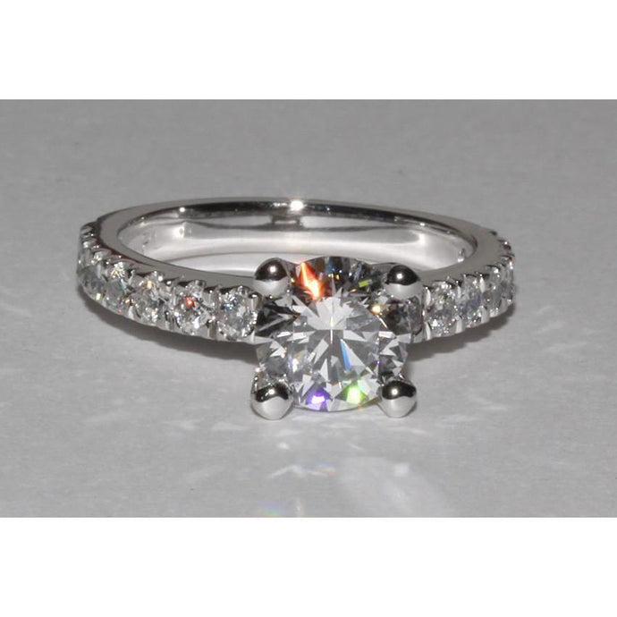 2 Kt. Prachtige Sprankelende Echt Diamanten Ring Met Accenten Sieraden Nieuw