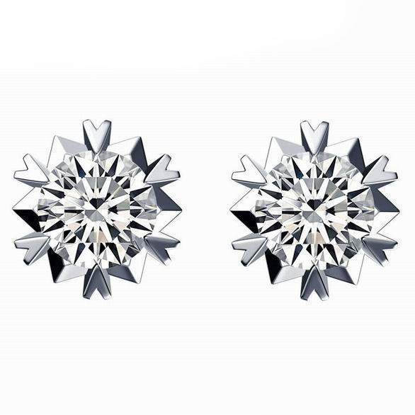 2 Kt. Ronde Solitaire Echt Diamant Stud Oorbel Dames Gouden Sieraden