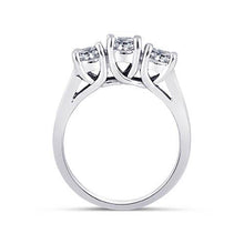 Afbeelding in Gallery-weergave laden, 3 karaat ronde diamanten huwelijksverjaardag ring 3 stenen sieraden - harrychadent.nl
