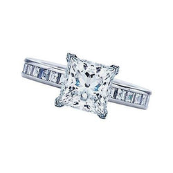 Natuurlijke Diamanten Ring 3.25ct - Witgoud 14K