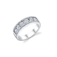 Afbeelding in Gallery-weergave laden, 3.30 ct Sprankelende Ronde Echt Diamanten Dames Trouwring Wit Goud - harrychadent.nl
