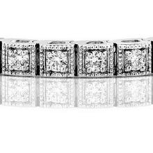 Afbeelding in Gallery-weergave laden, 3.50 Karaat Echt Diamanten Tennisarmband Goud Wit 14K
