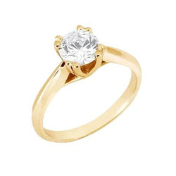 3,01 karaat prachtige ronde diamanten solitaire ring