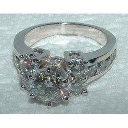 3,25 ct. Diamanten verlovingsring antieke stijl