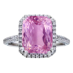 Natuurlijke Kunziet Ring 34.50ct - Witgoud 14K