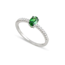 Afbeelding in Gallery-weergave laden, 3,5 ct groene smaragd en diamanten trouwring - harrychadent.nl
