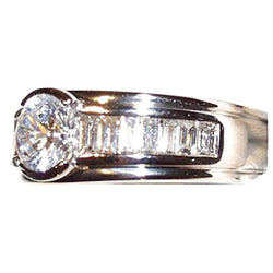 3,50 ct. Ronde & Baguette Diamanten Fancy Ring Verlovingssieraden