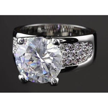 Afbeelding in Gallery-weergave laden, 3,75 karaat ronde diamanten jubileumring effenen witgoud 14K - harrychadent.nl

