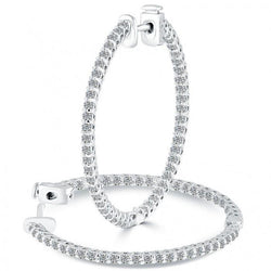 3Ct Echt Diamanten Hoepels