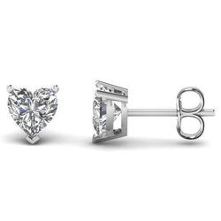 Natuurlijke Diamanten Oorbel 3.00ct - Witgoud 14K