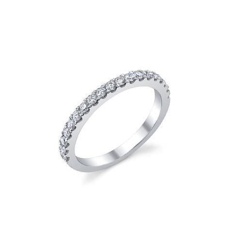 3,40 Karaat Griffen Set Echt Diamanten Lady Eternity Trouwring Wit Goud - harrychadent.nl