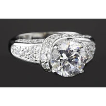 Afbeelding in Gallery-weergave laden, 3.50 Karaat Pave Setting Jubileumring Ronde Diamant - harrychadent.nl
