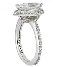 Afbeelding in Gallery-weergave laden, 3.50 karaat Marquise geslepen diamanten ring met accenten wit goud 14K - harrychadent.nl

