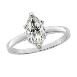 3.50 karaat Solitaire Ring Marquise Old Miner Diamond Women Jewelry