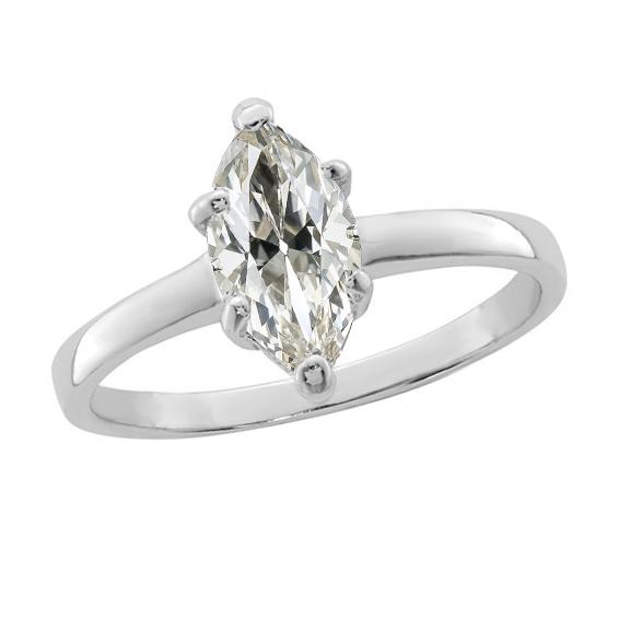 3.50 karaat Solitaire Ring Marquise Old Miner Diamond Women Jewelry - harrychadent.nl
