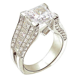 3,50 ct. Echt Diamanten Verlovingsring Geaccentueerd Vrouwen Sieraden Nieuw