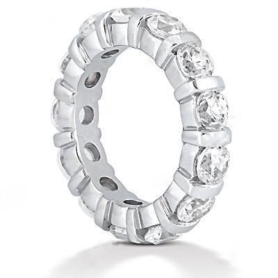 3.9 ct. F Vs1 diamanten Prachtige Eternity Women Engagement Band WG 14K - harrychadent.nl