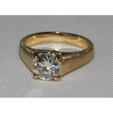 Afbeelding in Gallery-weergave laden, 3 Karaat Echt Diamanten Afwerking Micro Pave Ring Geel Goud Nieuw - harrychadent.nl
