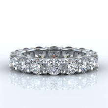 Afbeelding in Gallery-weergave laden, 4.80 Karaat Ronde Echt Diamanten Eeuwigheid Trouwring Sieraden - harrychadent.nl
