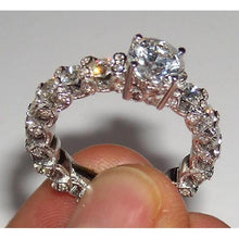 Afbeelding in Gallery-weergave laden, 4,01 karaat diamanten verlovingsring wit goud 14K - harrychadent.nl
