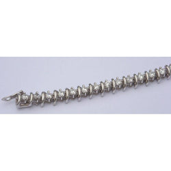4,50 karaat diamanten tennisarmband sieraden antieke stijl S Link