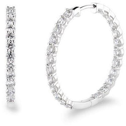 4Ct Echt Diamanten Hoepels