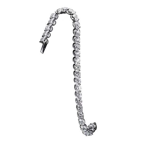 4,5 ct Ronde Echt Diamanten Tennis Dames Armband Massief Wit Goud 14K - harrychadent.nl