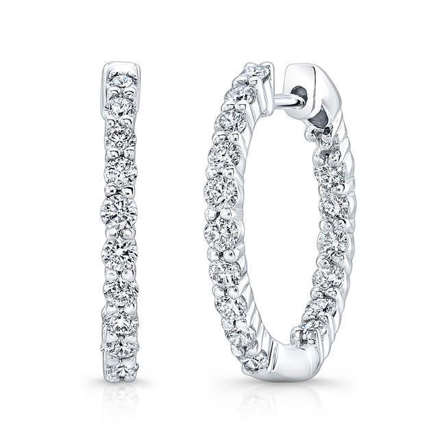 4,80 karaat Sprankelende Briljante Echt Diamanten Oorringen Wit Goud - harrychadent.nl