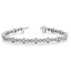 4,90 Karaat Ronde Briljante Echt Diamanten Tennisarmband Goud 14K