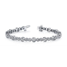 Afbeelding in Gallery-weergave laden, 4,90 Karaat Ronde Briljante Echt Diamanten Tennisarmband Goud 14K
