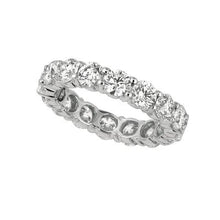 Afbeelding in Gallery-weergave laden, 4 Karaat Echt Diamanten Eeuwigheid Band 14K Witgouden Sieraden Nieuw
