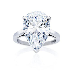4 Karaat Trouwring Peer Natuurlijke Echte Diamant (Niet labgekweekt) Ring
