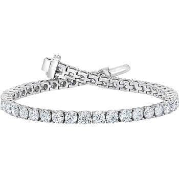 5 ct Dames Ronde Geslepen Echt Diamanten Tennisarmband Witgouden Sieraden - harrychadent.nl