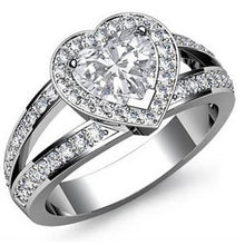 Afbeelding in Gallery-weergave laden, 6 Karaat Hart Diamanten Ring
