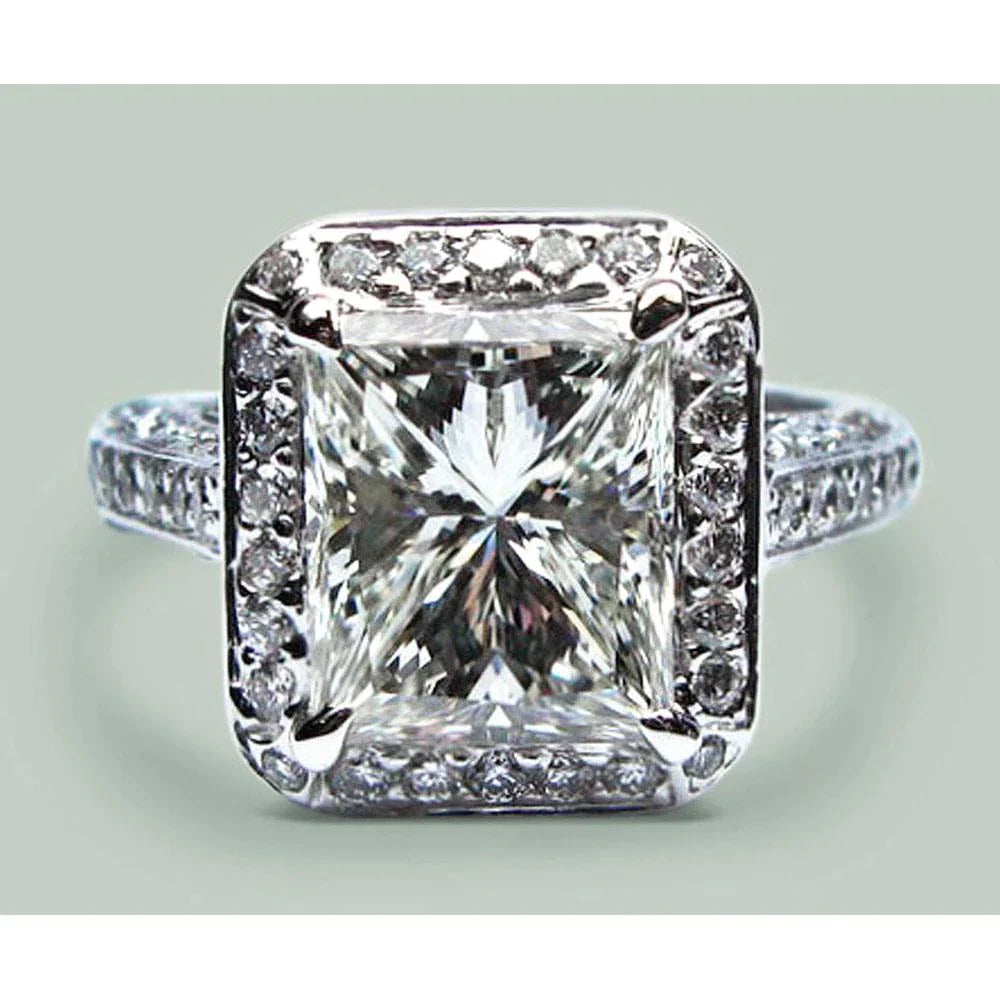 6 Karaat Prinses Diamanten Ring