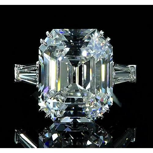 6 Karaat Smaragd Diamanten Ring