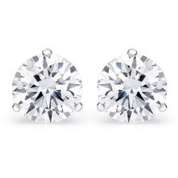6 Ct. uit de aarde gewonnen diamanten oorknoppen dames gouden sieraden