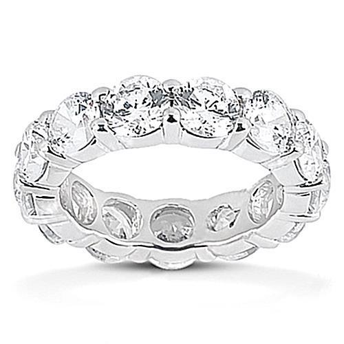 6.50 Karaat Echt Diamanten Eeuwigheid Trouwring Band Goud - harrychadent.nl