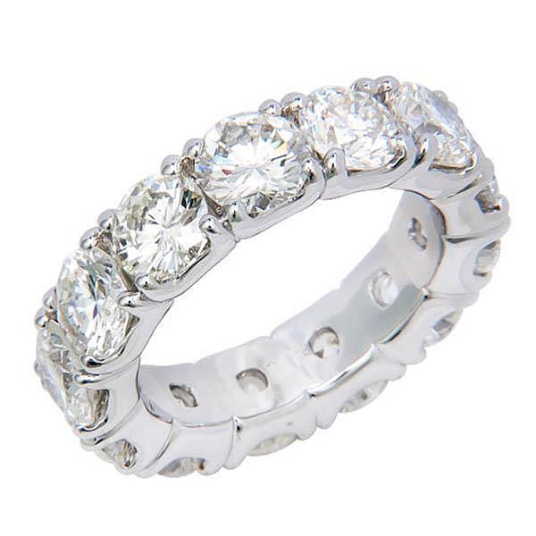 6.50 ct Ronde Griffen Set Echt Diamanten Eeuwigheid Band Vrouwen Gouden Sieraden - harrychadent.nl