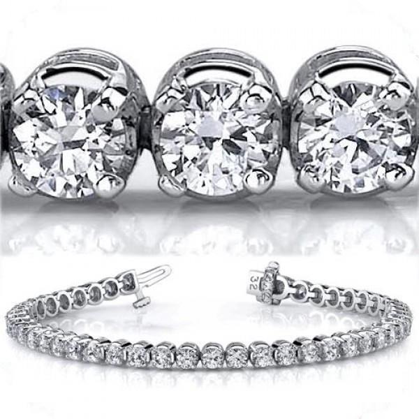 6.75 karaat Echt Diamanten Griffenset Tennisarmband Wit Goud - harrychadent.nl