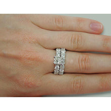 Afbeelding in Gallery-weergave laden, 6.25 karaat diamanten verlovingsring band set wit goud 14K - harrychadent.nl
