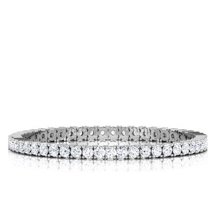 6,30 karaat Ronde Geslepen Echt Diamanten Tennisarmband Witgouden Fijne Sieraden - harrychadent.nl
