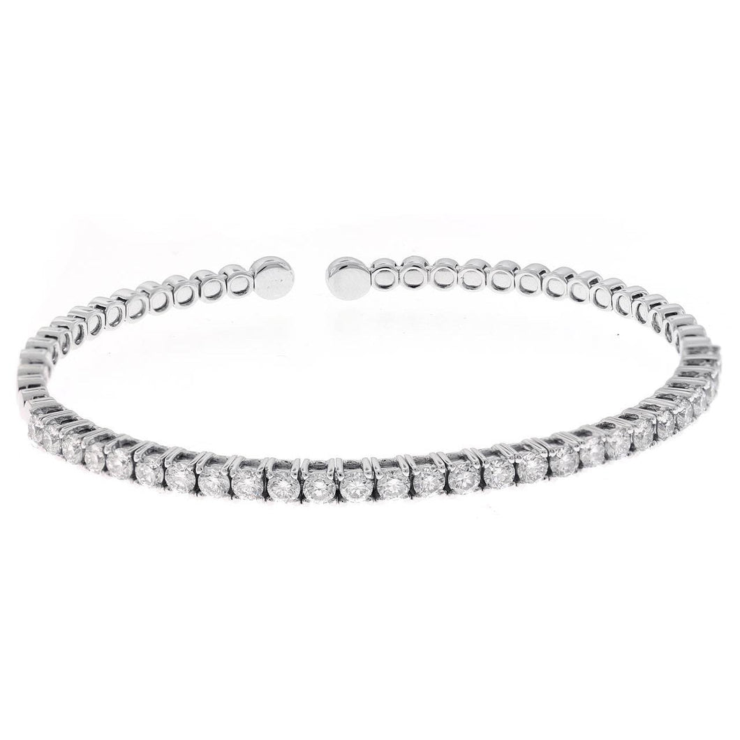 6.75 ct ronde diamanten armband witgouden sieraden - harrychadent.nl