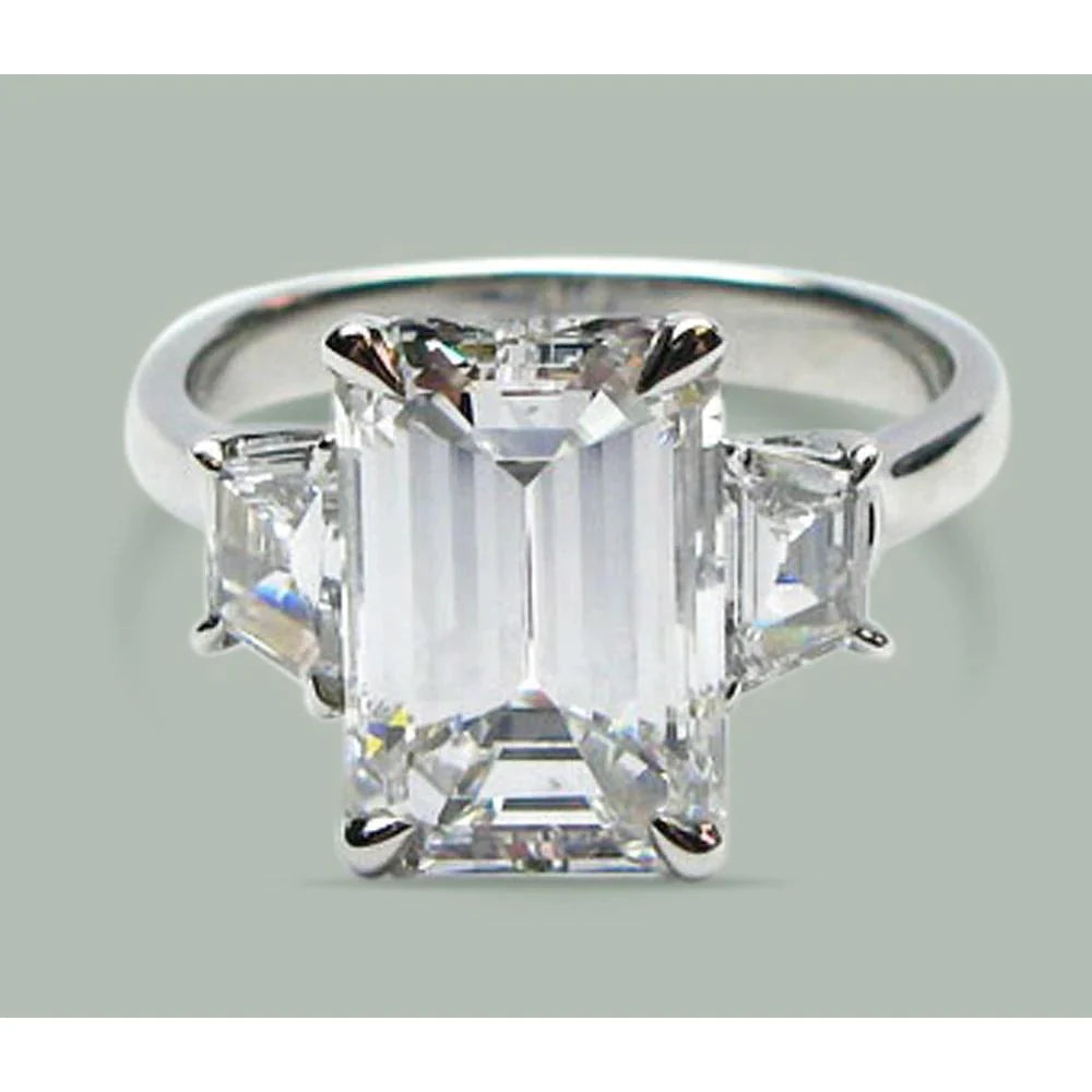 7 Karaat Smaragd Diamanten Ring