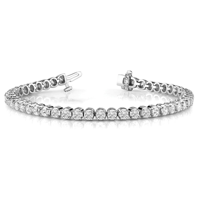 7,40 Karaat Ronde Geslepen Echt Diamanten Tennisarmband WG 14K