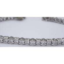 Afbeelding in Gallery-weergave laden, 7.50 karaat diamanten tennisarmband ronde halve ring - harrychadent.nl
