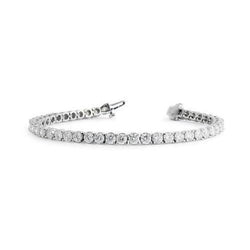 8.40 Karaat Briljantslijpsel Natuurlijke uit de aarde gewonnen Diamanten Tennisarmband Witgoud