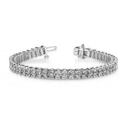 Natuurlijk Diamanten Armband 8.50ct - Witgoud 14K