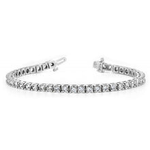 Afbeelding in Gallery-weergave laden, 8,60 Karaat Ronde Echt Diamanten Basis Tennisarmband 14K Witgoud
