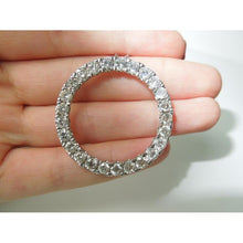 Afbeelding in Gallery-weergave laden, 8.75 karaat dames cirkel van leven diamanten hanger witgouden sieraden - harrychadent.nl
